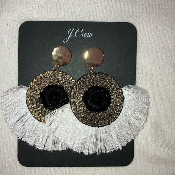 J Crew fan earrings.Brand new. - Picture 1 of 4